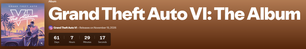 GTA 6: The Album spotify
