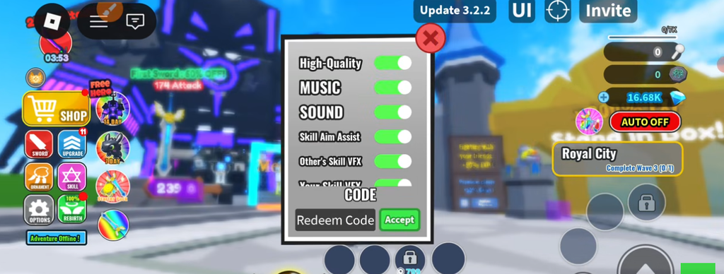 redeem sword warrior codes