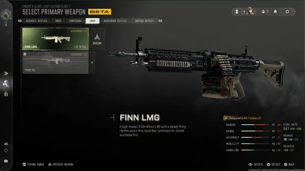Modern Warfare 4 guns