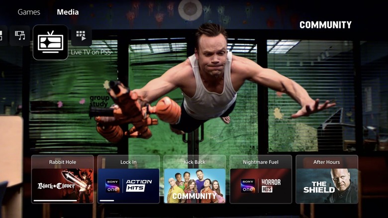 playstation PS 5 live tv 