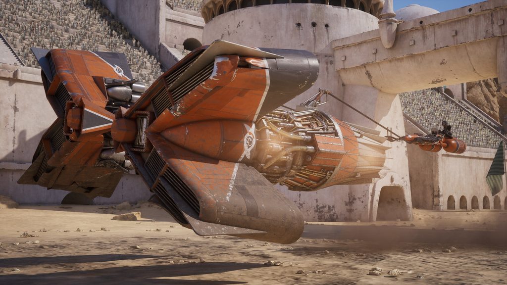 Star Wars Galactic Racer podracer