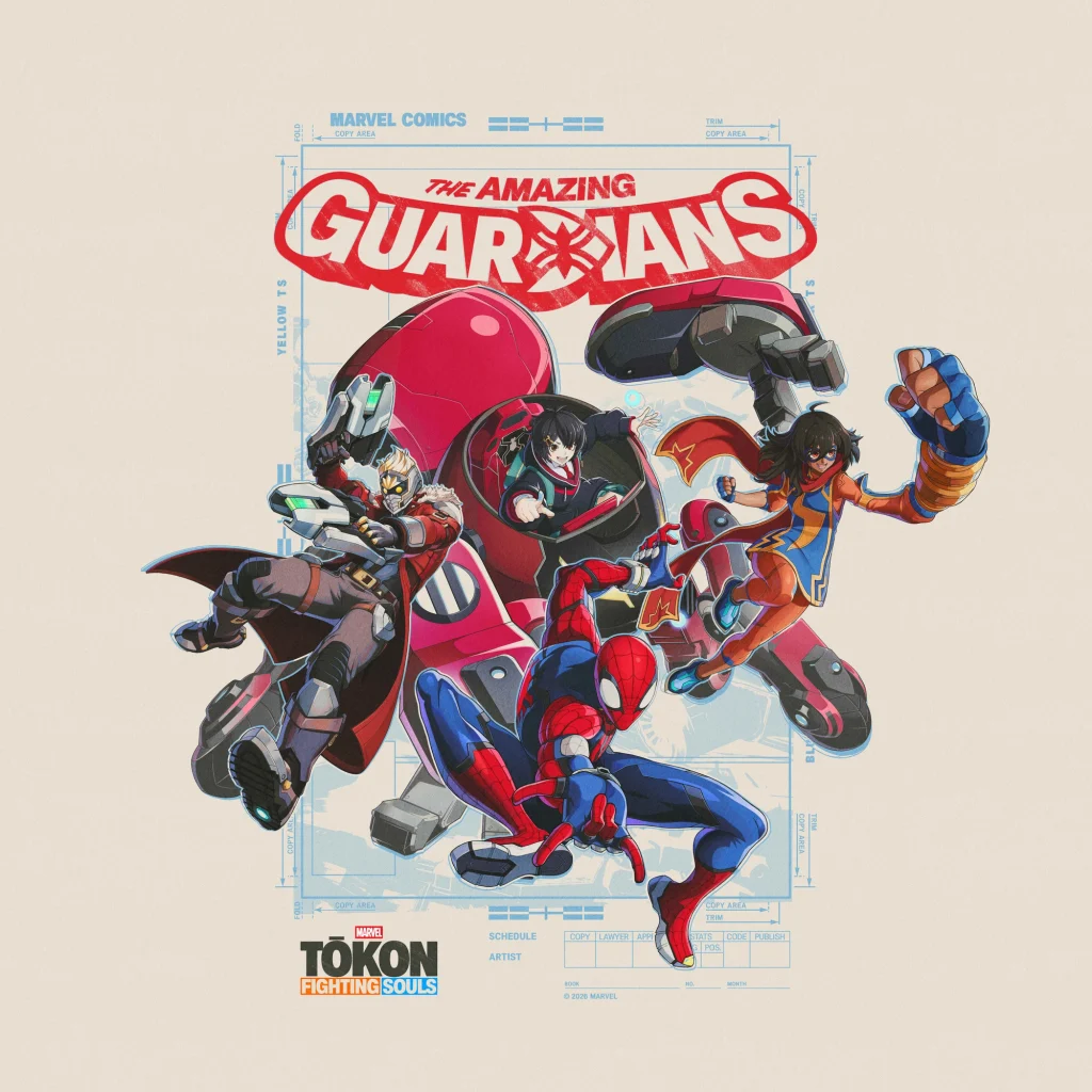 Marvel Tokon: Fighting Souls roster Amazing Guardians team members