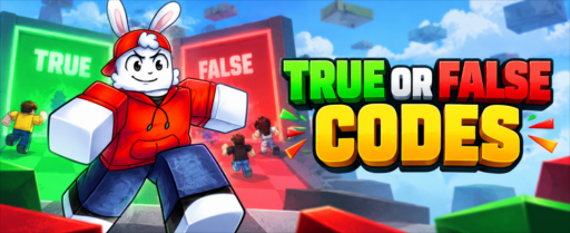 True or False codes banner