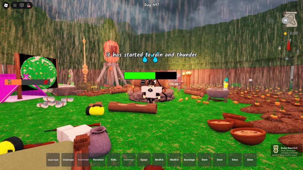 99 Nights in the Forest roblox gameplay
