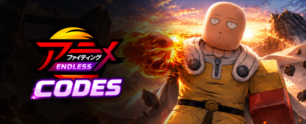 Anime Fighting Simulator Endless codes banner