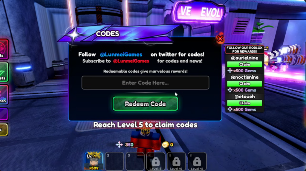 Anime Paradox X codes