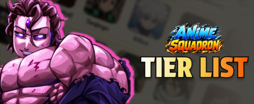 Anime Squadron tier list banner