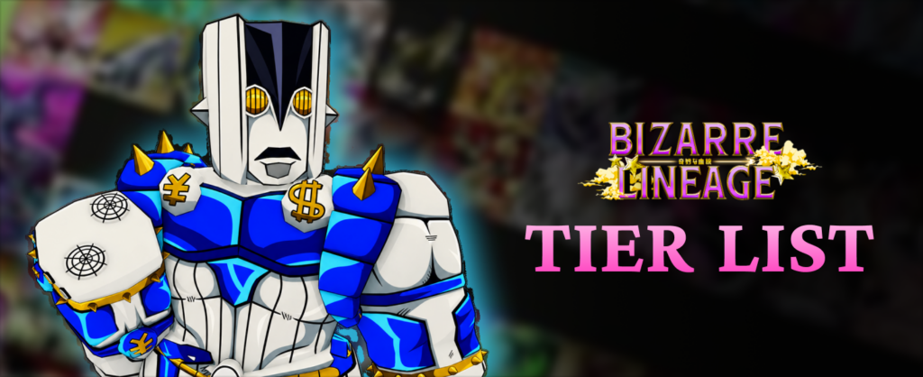 Bizarre Lineage Stand tier list banner