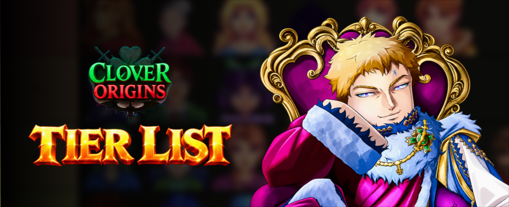 Clover Origins tier list banner