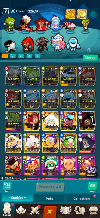 CookieRun: Crumble best teams sample