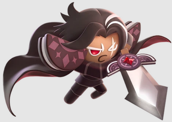 Dark Choco Cookie in CookieRun: Crumble 