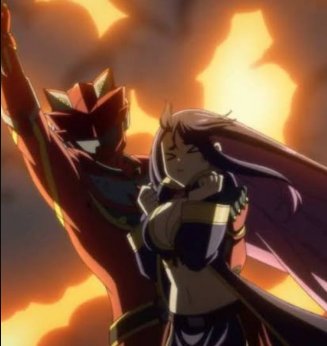 Explosion Girl unit in Anime Rangers X 