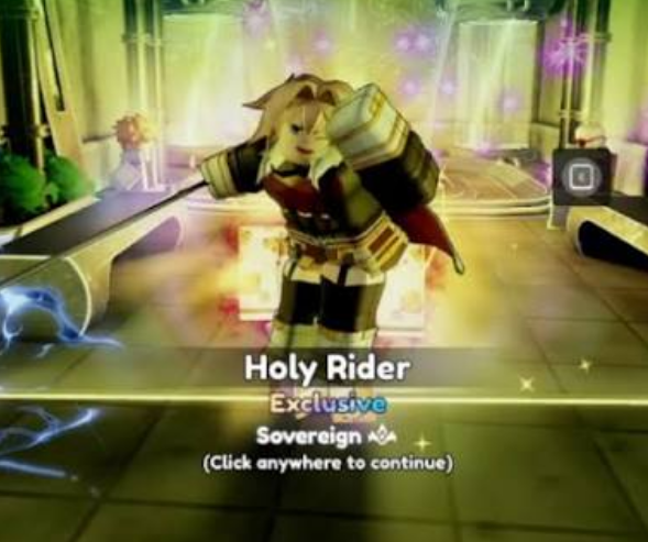 Holy Rider unit in Anime Rangers X 