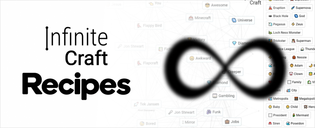 Infinite Craft Recipes List banner