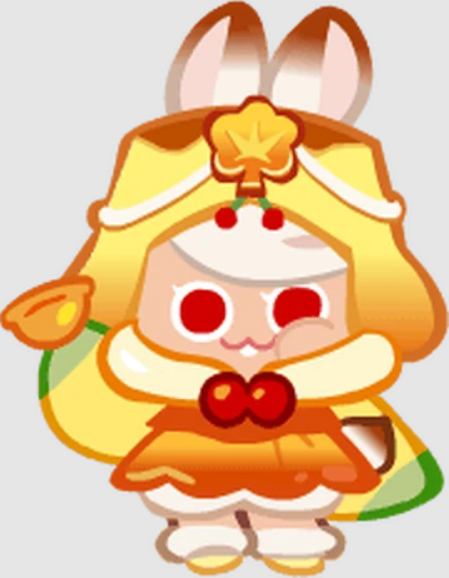 Moon Rabbit Cookie Pampered with Permisson in CookieRun: Crumble 