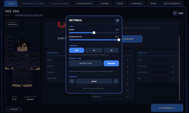 Redeem Start Your Blue Lock Career Codes