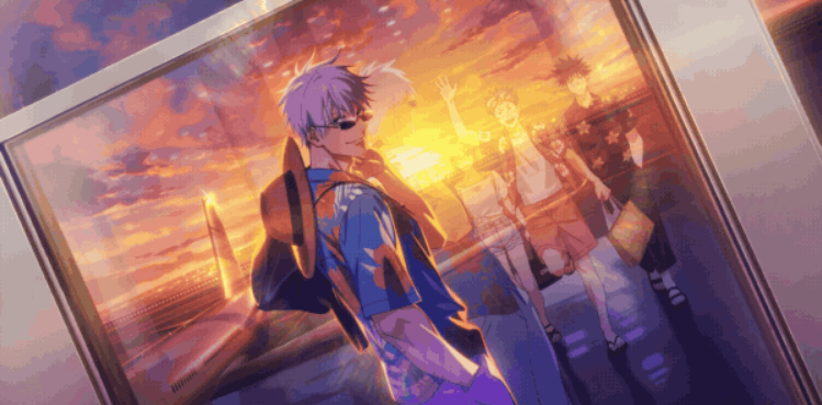 Satoru Gojo Metling Summer Treats hero card in Jujutsu Kaisen Phantom Parade
