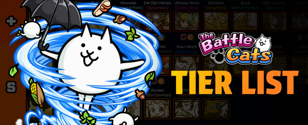 The Battle Cats tier list banner