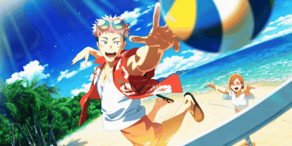 Yuji Itadori Smash it into the Sky hero card in Jujutsu Kaisen Phantom Parade