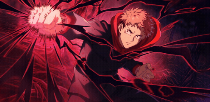 Yuji Itadori Zone hero card in Jujutsu Kaisen Phantom Parade