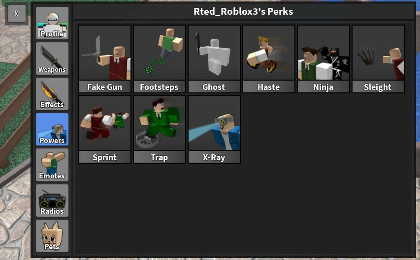 all Powers in Murder Mystery 2