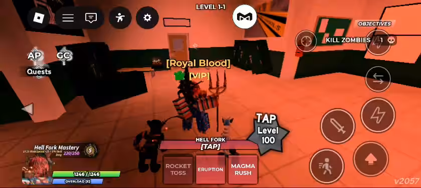 hunty zombie roblox gameplay
