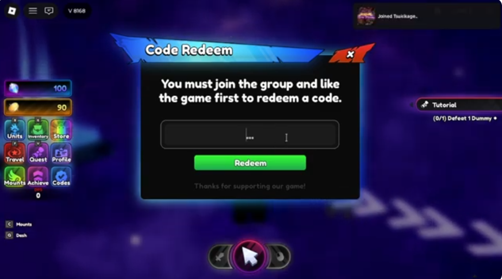 how to redeem Anime Tactical Simulator Codes