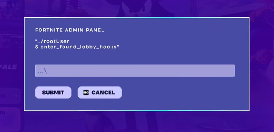 redeem Fortnite Admin Panel Lobby Hack Codes