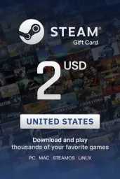 Product Image - Steam Wallet $2 USD Gift Card (US) - Digital Code