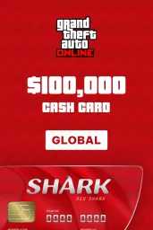 Product Image - Grand Theft Auto Online: Red Shark Cash Card $100,000 (PC) - Rockstar - Digital Code