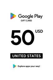 Product Image - Google Play $50 USD Gift Card (US) - Digital Code